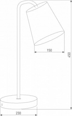 Настольная лампа декоративная Eurosvet Montero 01134/1 белый в Пойковском - poikovskii.mebel24.online | фото 3