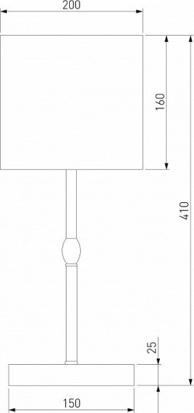 Настольная лампа декоративная Eurosvet Notturno 01162/1 черный в Пойковском - poikovskii.mebel24.online | фото 4