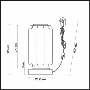 Настольная лампа декоративная Odeon Light Jam 5408/10TL в Пойковском - poikovskii.mebel24.online | фото 4