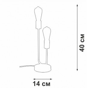 Настольная лампа декоративная Vitaluce V3005 V3005-1/2L в Пойковском - poikovskii.mebel24.online | фото 5