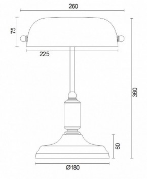 Настольная лампа офисная Maytoni Kiwi Z153-TL-01-BS в Пойковском - poikovskii.mebel24.online | фото 2