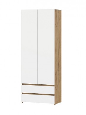 НЕКСТ 1 Вешалка с зеркалом + Шкаф 2-х ств. с ящиками в Пойковском - poikovskii.mebel24.online | фото 2