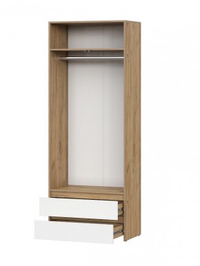 НЕКСТ 1 Вешалка с зеркалом + Шкаф 2-х ств. с ящиками в Пойковском - poikovskii.mebel24.online | фото 3