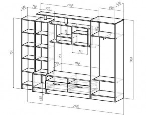 ОСКАР Гостиная (ЯШТ/ЯШС) в Пойковском - poikovskii.mebel24.online | фото 2