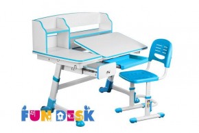 Парта-трансофрмер Amare II Blue + ящик + SST3 Blue в Пойковском - poikovskii.mebel24.online | фото