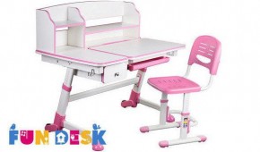 Парта-трансофрмер Amare II Pink + ящик + SST3 Pink в Пойковском - poikovskii.mebel24.online | фото