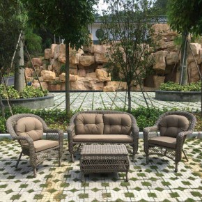 Плетеный комплект для отдыха LV-520BB Beige/Beige в Пойковском - poikovskii.mebel24.online | фото 3