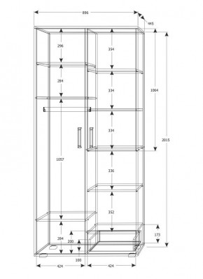 Подростковая Юпитер (модульная) в Пойковском - poikovskii.mebel24.online | фото 25