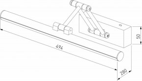 Подсветка для картины Elektrostandard Monza a064137 в Пойковском - poikovskii.mebel24.online | фото 3