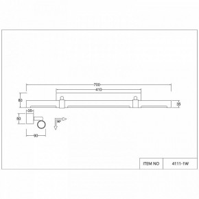 Подсветка для картины Favourite Cuero 4111-1W в Пойковском - poikovskii.mebel24.online | фото 3