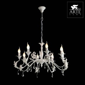 Подвесная люстра Arte Lamp Angelina A5349LM-8WH в Пойковском - poikovskii.mebel24.online | фото 2