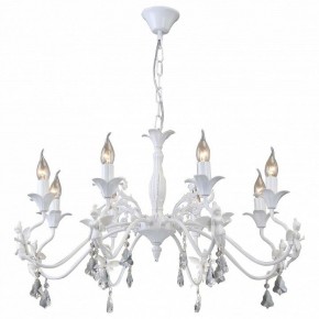 Подвесная люстра Arte Lamp Angelina A5349LM-8WH в Пойковском - poikovskii.mebel24.online | фото 3
