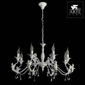Подвесная люстра Arte Lamp Angelina A5349LM-8WH в Пойковском - poikovskii.mebel24.online | фото 4