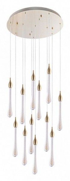 Подвесная люстра Arte Lamp Raindrop A1803LM-36PB в Пойковском - poikovskii.mebel24.online | фото