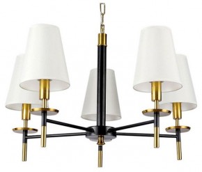 Подвесная люстра Arte Lamp Riccardo A4075LM-5BK в Пойковском - poikovskii.mebel24.online | фото