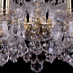 Подвесная люстра Bohemia Ivele Crystal 1402 1402/10/240/G/Leafs в Пойковском - poikovskii.mebel24.online | фото 5