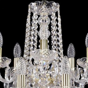 Подвесная люстра Bohemia Ivele Crystal 1402 1402/10+5/195/2d/G в Пойковском - poikovskii.mebel24.online | фото 4