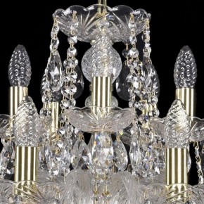 Подвесная люстра Bohemia Ivele Crystal 1402 1402/10+5/240/G в Пойковском - poikovskii.mebel24.online | фото 4