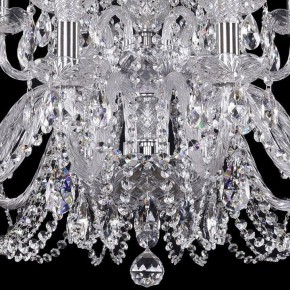 Подвесная люстра Bohemia Ivele Crystal 1402 1402/12+6/300/2d/Ni в Пойковском - poikovskii.mebel24.online | фото 3