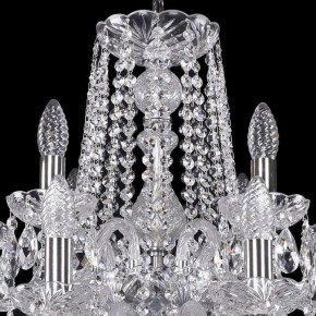 Подвесная люстра Bohemia Ivele Crystal 1402 1402/12+6/300/2d/Ni в Пойковском - poikovskii.mebel24.online | фото 4