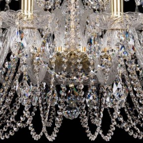 Подвесная люстра Bohemia Ivele Crystal 1402 1402/16+8/400/G в Пойковском - poikovskii.mebel24.online | фото 3