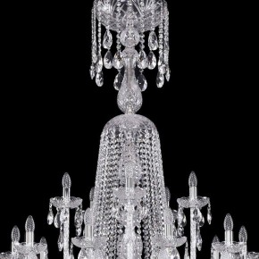 Подвесная люстра Bohemia Ivele Crystal 1402 1402/20+10+5/530/XL-165/Ni в Пойковском - poikovskii.mebel24.online | фото 4