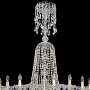 Подвесная люстра Bohemia Ivele Crystal 1402 1402/20/400/XL-140/G в Пойковском - poikovskii.mebel24.online | фото 4