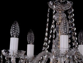 Подвесная люстра Bohemia Ivele Crystal 1402 1402/5/160/Pa в Пойковском - poikovskii.mebel24.online | фото 3