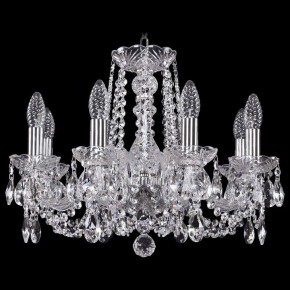 Подвесная люстра Bohemia Ivele Crystal 1402 1402/8/160/Ni в Пойковском - poikovskii.mebel24.online | фото