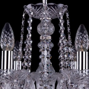 Подвесная люстра Bohemia Ivele Crystal 1402 1402/8/195/Ni/Leafs в Пойковском - poikovskii.mebel24.online | фото 4