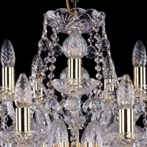 Подвесная люстра Bohemia Ivele Crystal 1411 1411/10+5/240/G/Balls в Пойковском - poikovskii.mebel24.online | фото 4