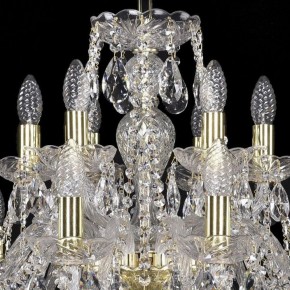 Подвесная люстра Bohemia Ivele Crystal 1411 1411/12+6/240/G в Пойковском - poikovskii.mebel24.online | фото 4