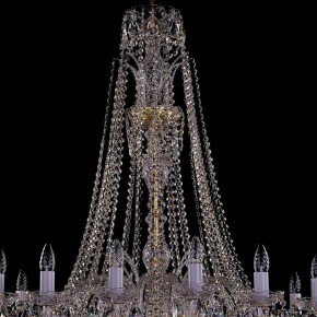 Подвесная люстра Bohemia Ivele Crystal 1411 1411/16/400/XL-115/G в Пойковском - poikovskii.mebel24.online | фото 4