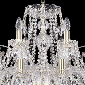 Подвесная люстра Bohemia Ivele Crystal 1411 1411/16+8/360/G в Пойковском - poikovskii.mebel24.online | фото 4