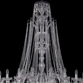 Подвесная люстра Bohemia Ivele Crystal 1411 1411/24/530/XL-163/Ni в Пойковском - poikovskii.mebel24.online | фото 4