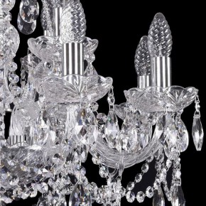 Подвесная люстра Bohemia Ivele Crystal 1411 1411/8+4/195/Ni в Пойковском - poikovskii.mebel24.online | фото 2