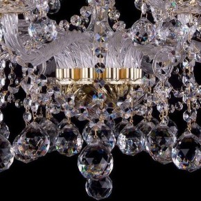 Подвесная люстра Bohemia Ivele Crystal 1413 1413/10+5/300/G/Balls в Пойковском - poikovskii.mebel24.online | фото 4