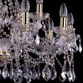 Подвесная люстра Bohemia Ivele Crystal 1413 1413/10+5/300/G/Leafs в Пойковском - poikovskii.mebel24.online | фото 2