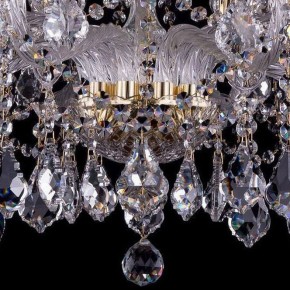 Подвесная люстра Bohemia Ivele Crystal 1413 1413/10+5/300/G/Leafs в Пойковском - poikovskii.mebel24.online | фото 3