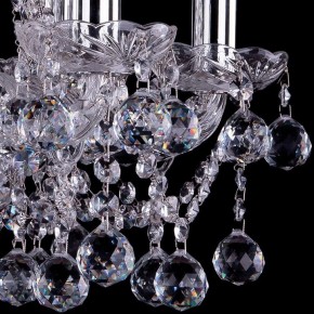 Подвесная люстра Bohemia Ivele Crystal 1413 1413/6/141/Ni/Balls в Пойковском - poikovskii.mebel24.online | фото 3