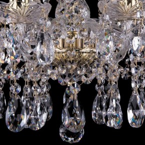 Подвесная люстра Bohemia Ivele Crystal 1413 1413/8/165/G/Tube в Пойковском - poikovskii.mebel24.online | фото 3