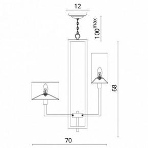 Подвесная люстра Divinare Porta 5933/01 LM-8 в Пойковском - poikovskii.mebel24.online | фото 5