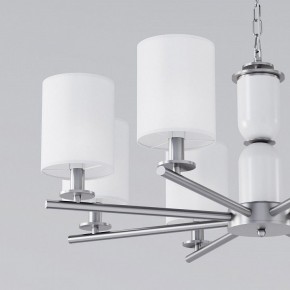 Подвесная люстра Eurosvet Caprera 60146/8 никель в Пойковском - poikovskii.mebel24.online | фото 6