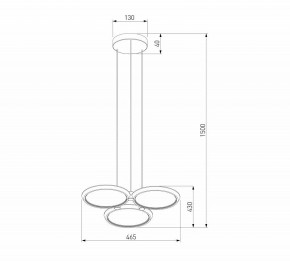 Подвесная люстра Eurosvet Crespella 90034/3 золото в Пойковском - poikovskii.mebel24.online | фото 5