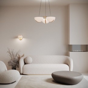 Подвесная люстра Eurosvet Emisfero 50083/3 LED золото в Пойковском - poikovskii.mebel24.online | фото 4