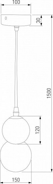Подвесная люстра Eurosvet Polar 50251/1 LED белый в Пойковском - poikovskii.mebel24.online | фото 3