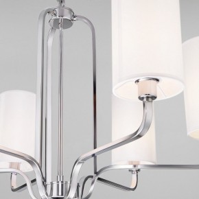 Подвесная люстра Eurosvet Purezza 60128/6 хром в Пойковском - poikovskii.mebel24.online | фото 5