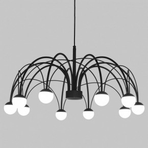 Подвесная люстра Eurosvet Ragno 90034/10 LED черный в Пойковском - poikovskii.mebel24.online | фото