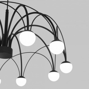 Подвесная люстра Eurosvet Ragno 90034/10 LED черный в Пойковском - poikovskii.mebel24.online | фото 6
