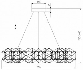 Подвесная люстра Eurosvet Uma 90369/15 медь в Пойковском - poikovskii.mebel24.online | фото 4